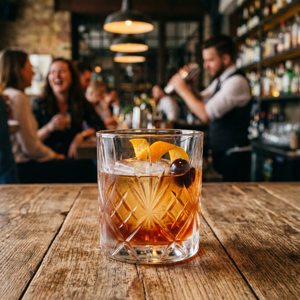 Handcrafted cocktail at The Diner